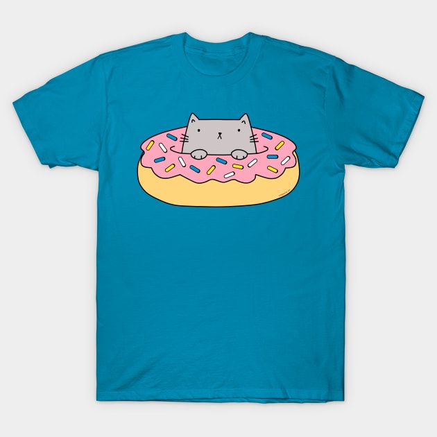 Donut Cat Donut Cat T Shirt TeePublic